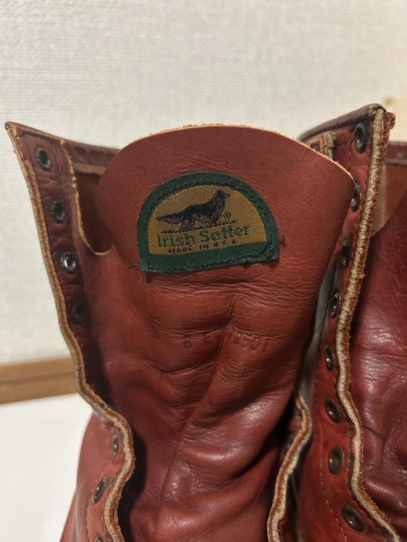 RED WING 90s半円犬タグ　アイリッシュセッター877