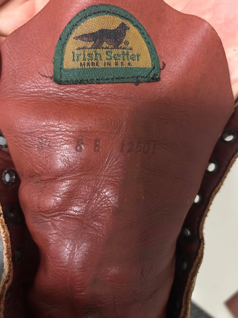 RED WING 90s半円犬タグ　アイリッシュセッター877