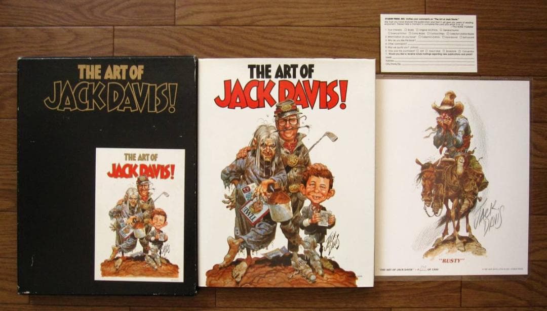 JACK DAVIS　ジャック・デイヴィス 　限定1500部　サイン入イラスト付