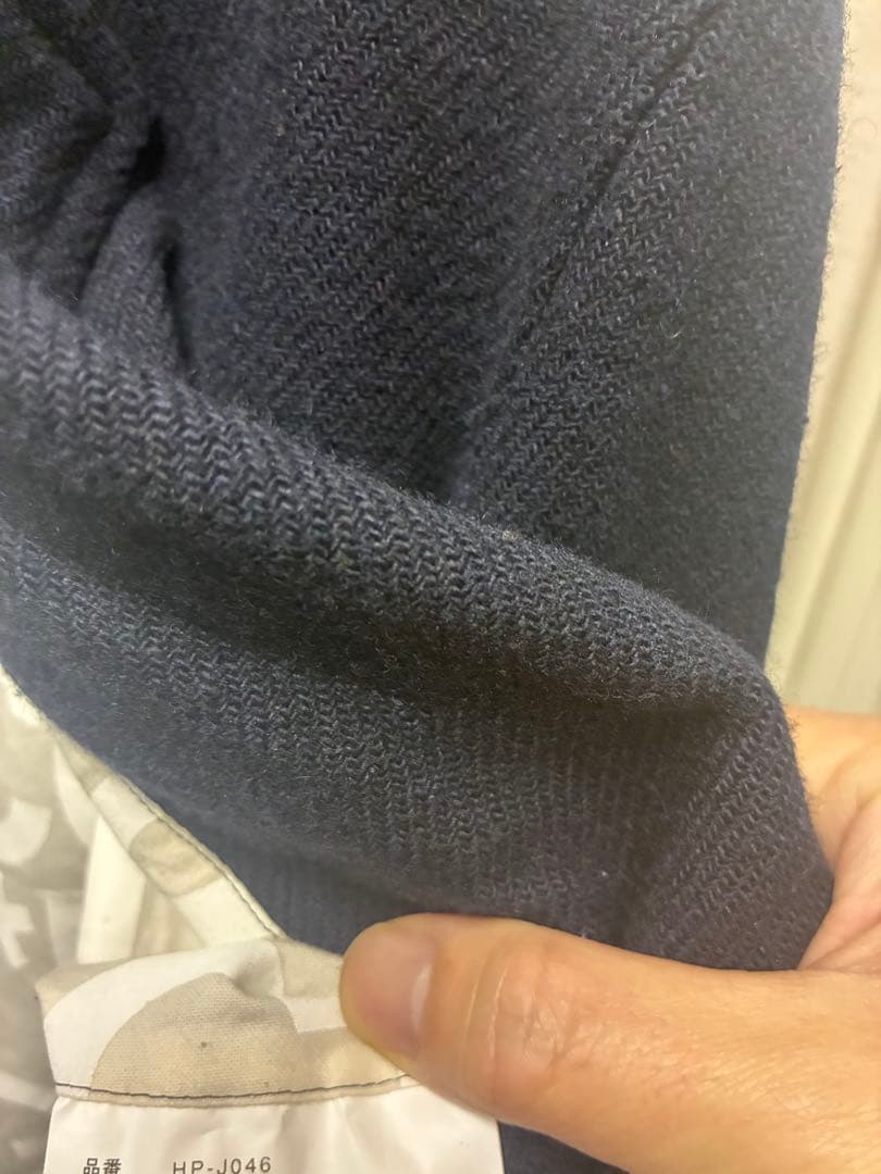 COMME des GARÇONS ネイビー テーラードジャケット Lサイズ