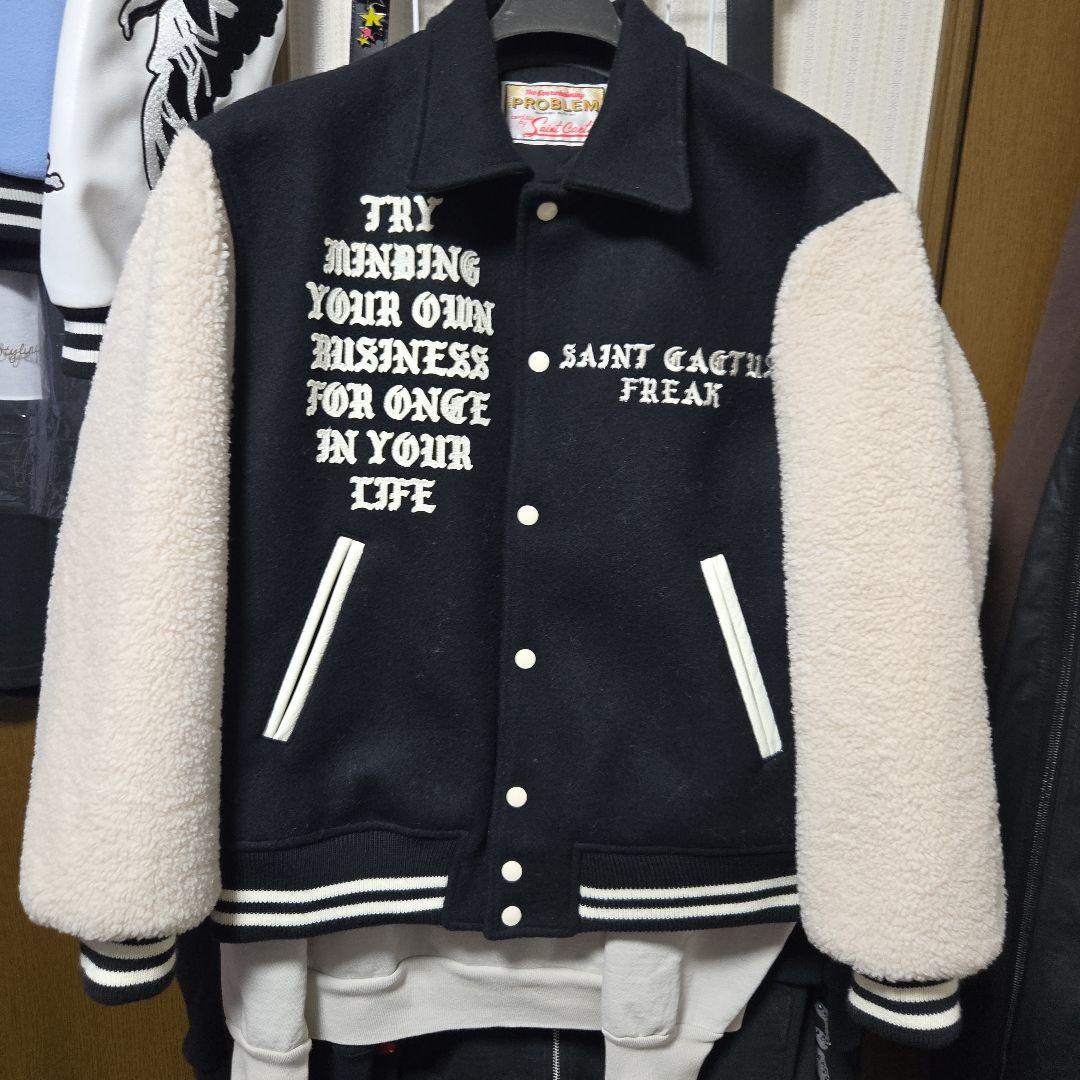 SAINT MICHAEL CP_VARSITY JKT/LMA Mサイズ