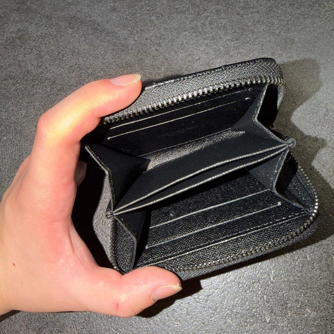 YSL ブラック 二つ折り財布