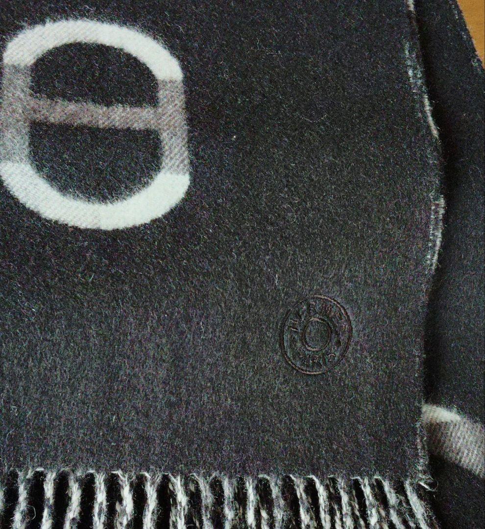 両面使える❣️男女兼用♦エルメス カシミヤマフラー ★ シェーヌダンクル