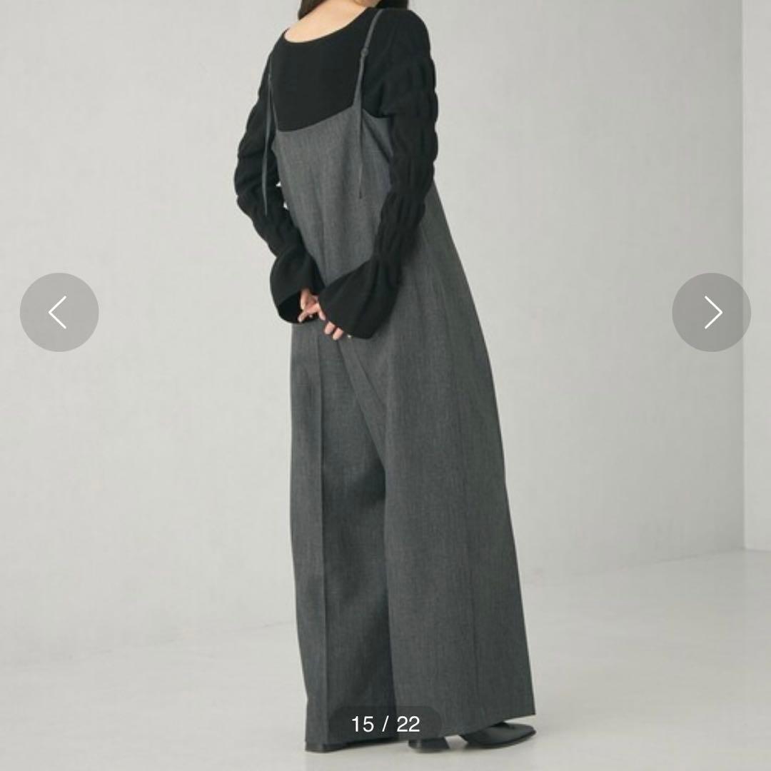 新品未使用✨EMMEL REFINS サロペット タックキャミ パンツ M