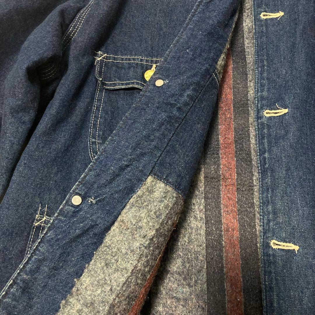 カーハート 80-90s ミシガンチェアコート カバーオール 襟コーデュロイ