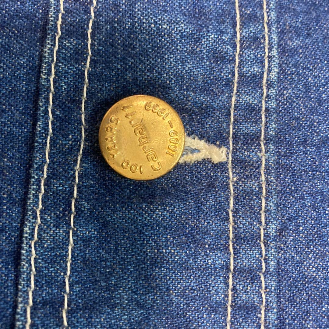 カーハート 80-90s ミシガンチェアコート カバーオール 襟コーデュロイ