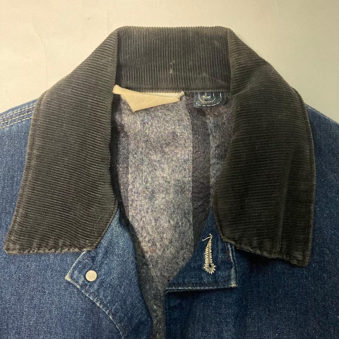 カーハート 80-90s ミシガンチェアコート カバーオール 襟コーデュロイ