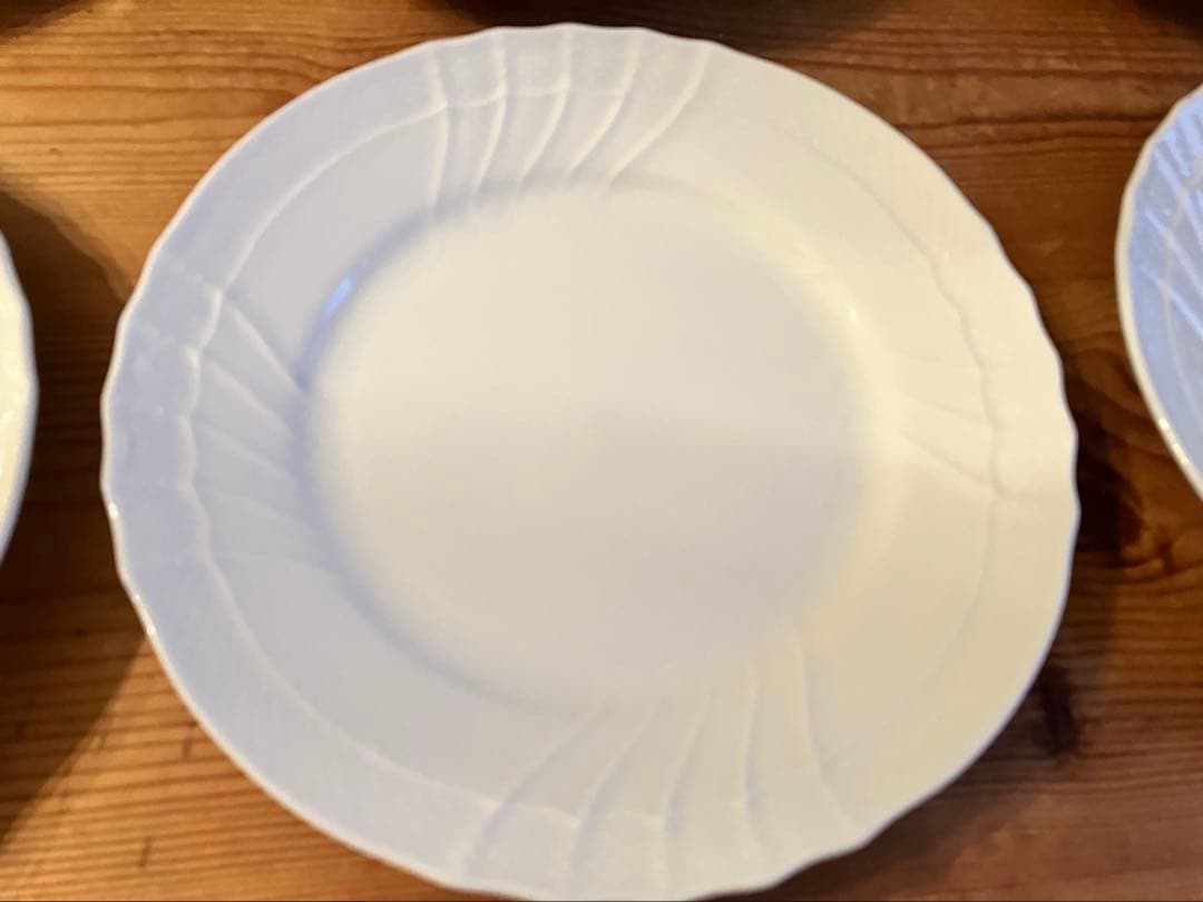 ジノリ　ベッキオホワイト　19.5デザートプレート×6
