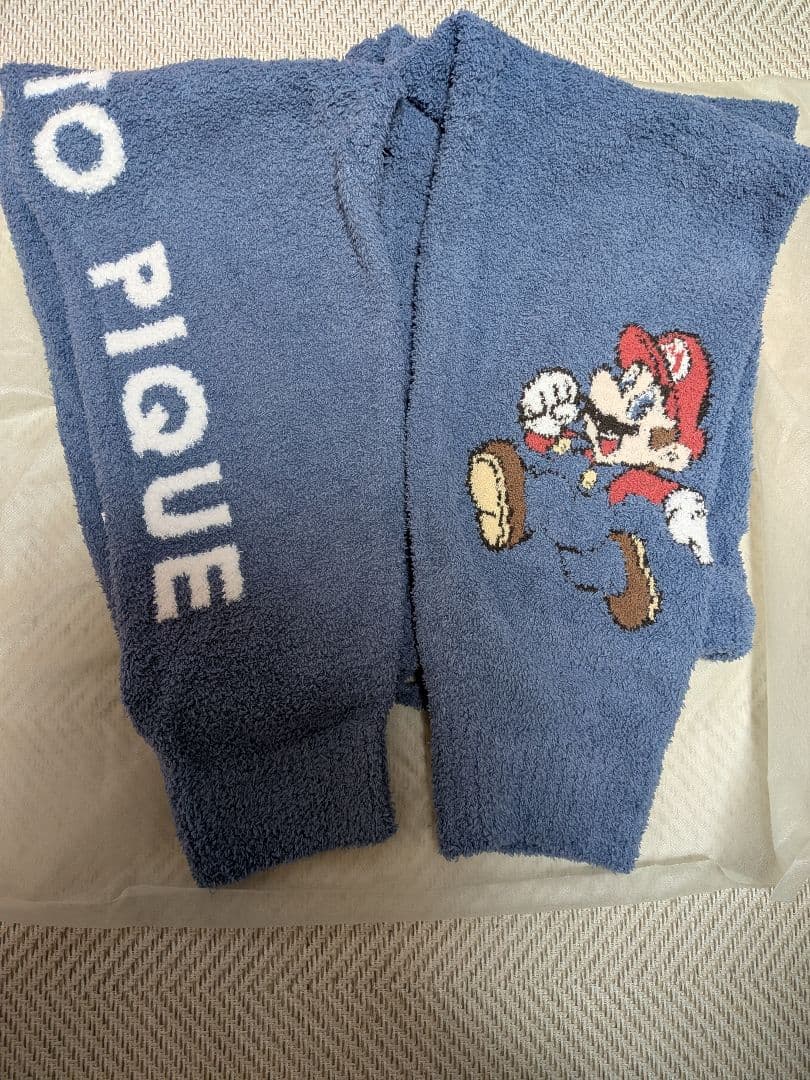 ジェラートピケ　スーパーマリオ 　パーカ＆ロングパンツセット　レディース