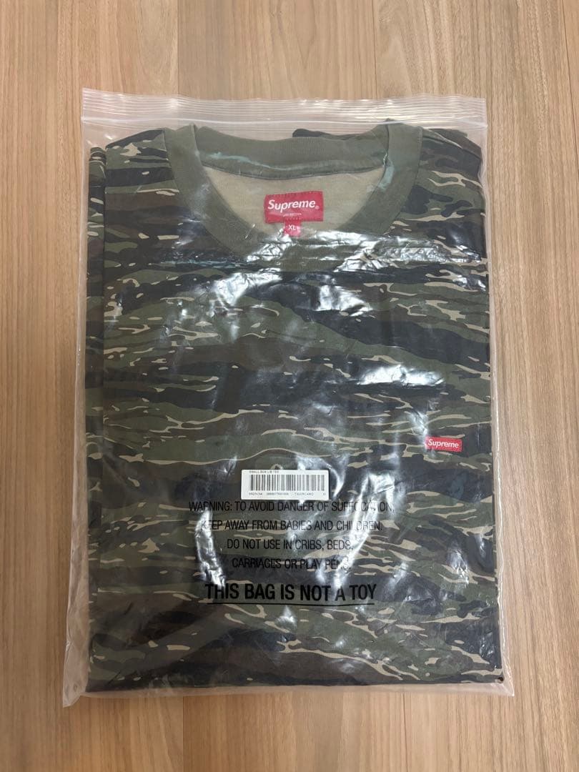 Supreme SMALL BOX L/S TEE XL タイガーカモ