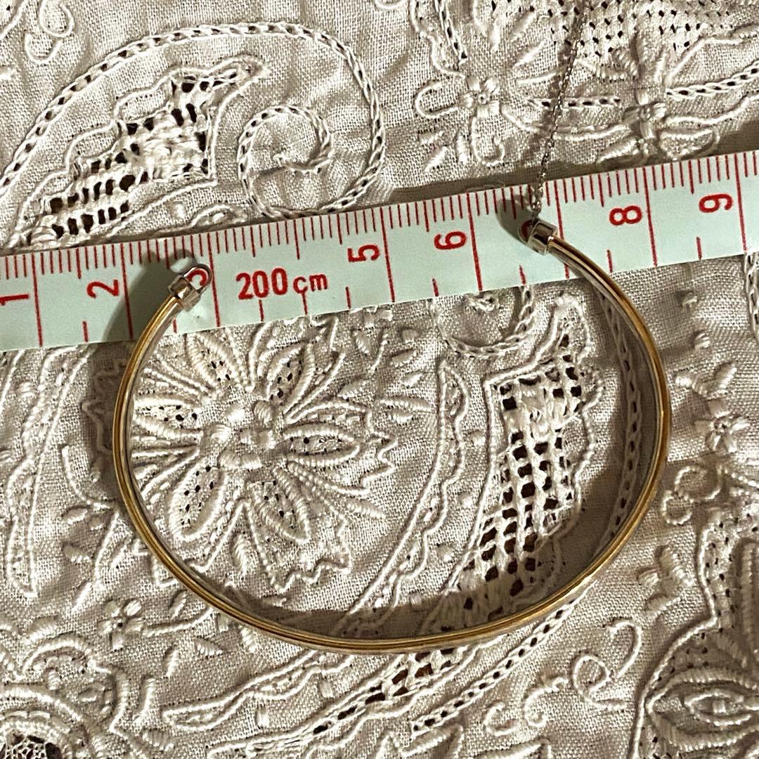 専用です！ K18 K18WG コンビカラー バングル ブレスレット