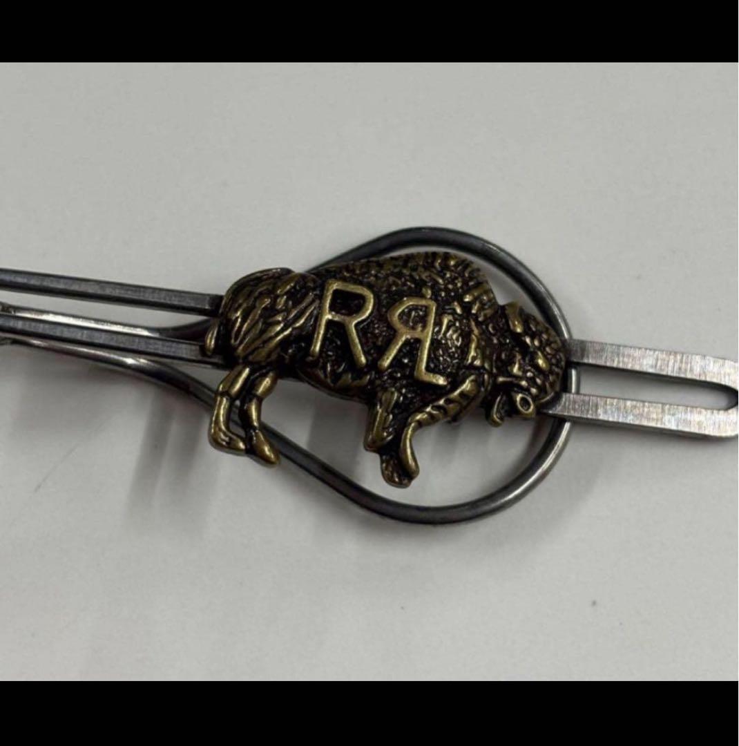 RRL ダブルアールエル　ネクタイピン ラルフローレン　バッファロー　クリップ