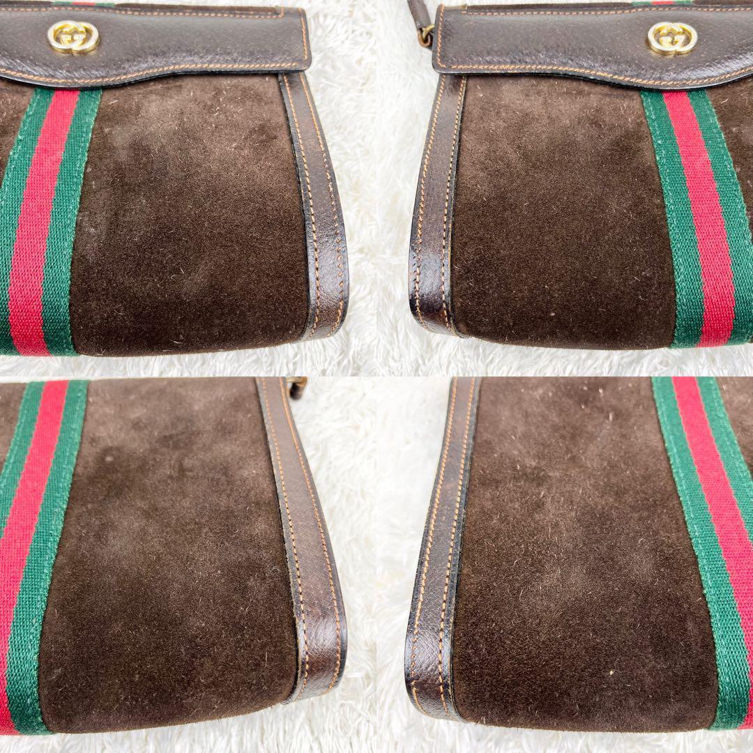 【希少】オールドグッチ シェリーライン インターロッキング クラッチバッグ