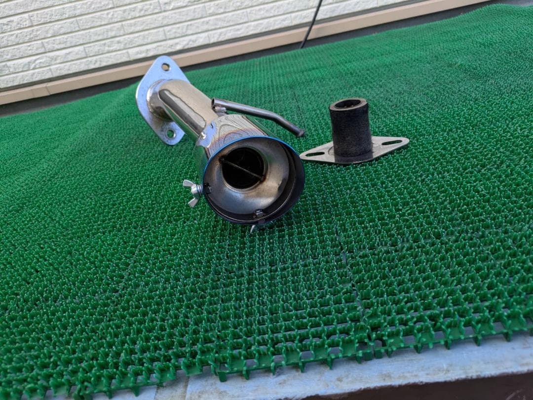 最終値下げZN6後期 リアピースストレートマフラー インナーサイレンサ