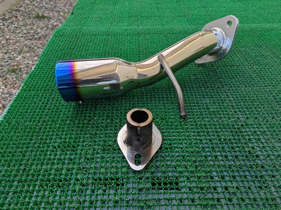 最終値下げZN6後期 リアピースストレートマフラー インナーサイレンサ