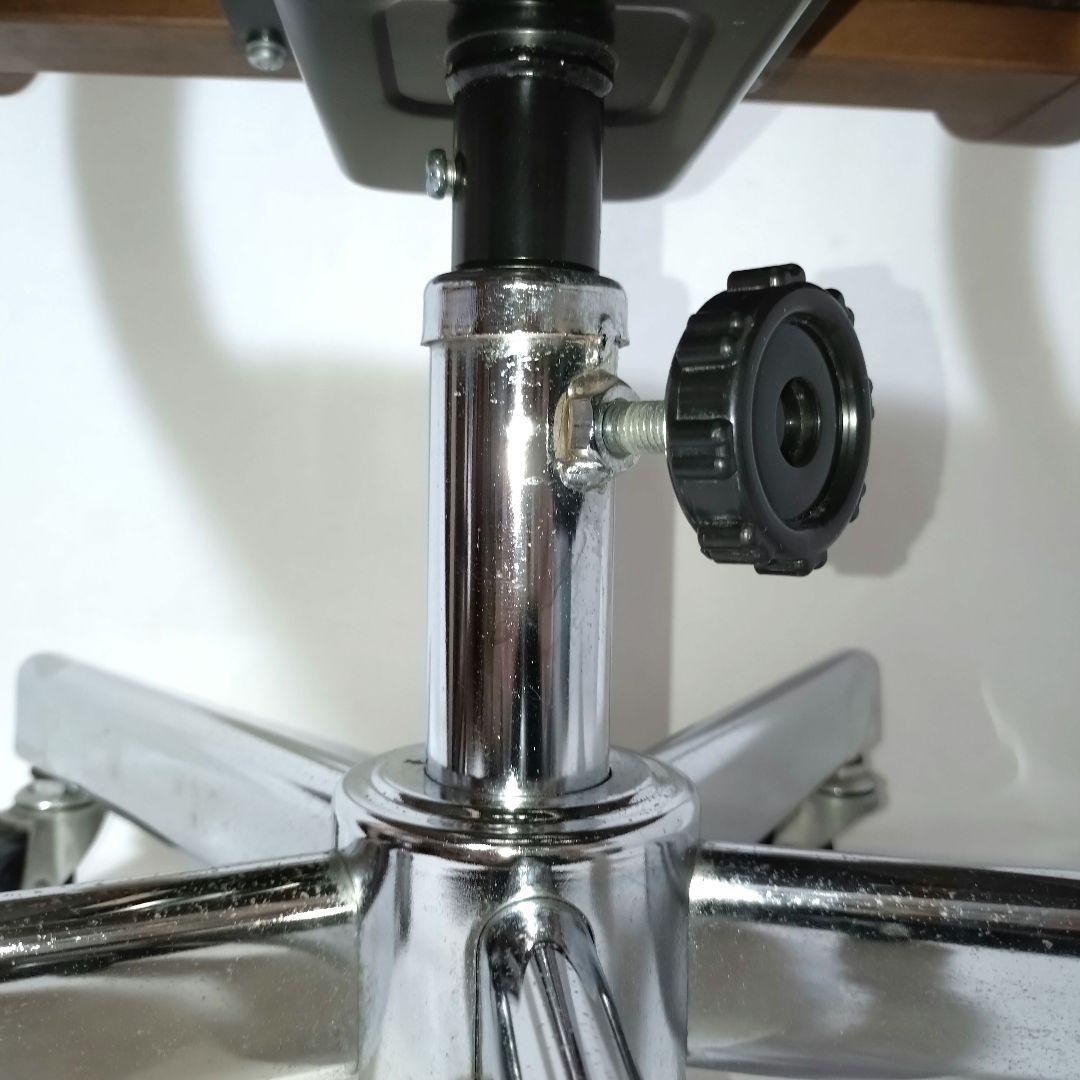 希少　karimoku　カリモク　デスクチェア　ヴィンテージ　回転椅子　昇降式