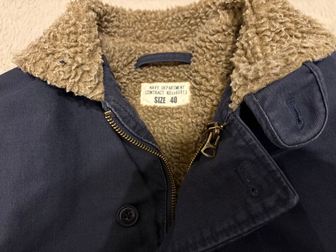 WAIPER.inc N-1デッキジャケット WP03 40 ネイビー