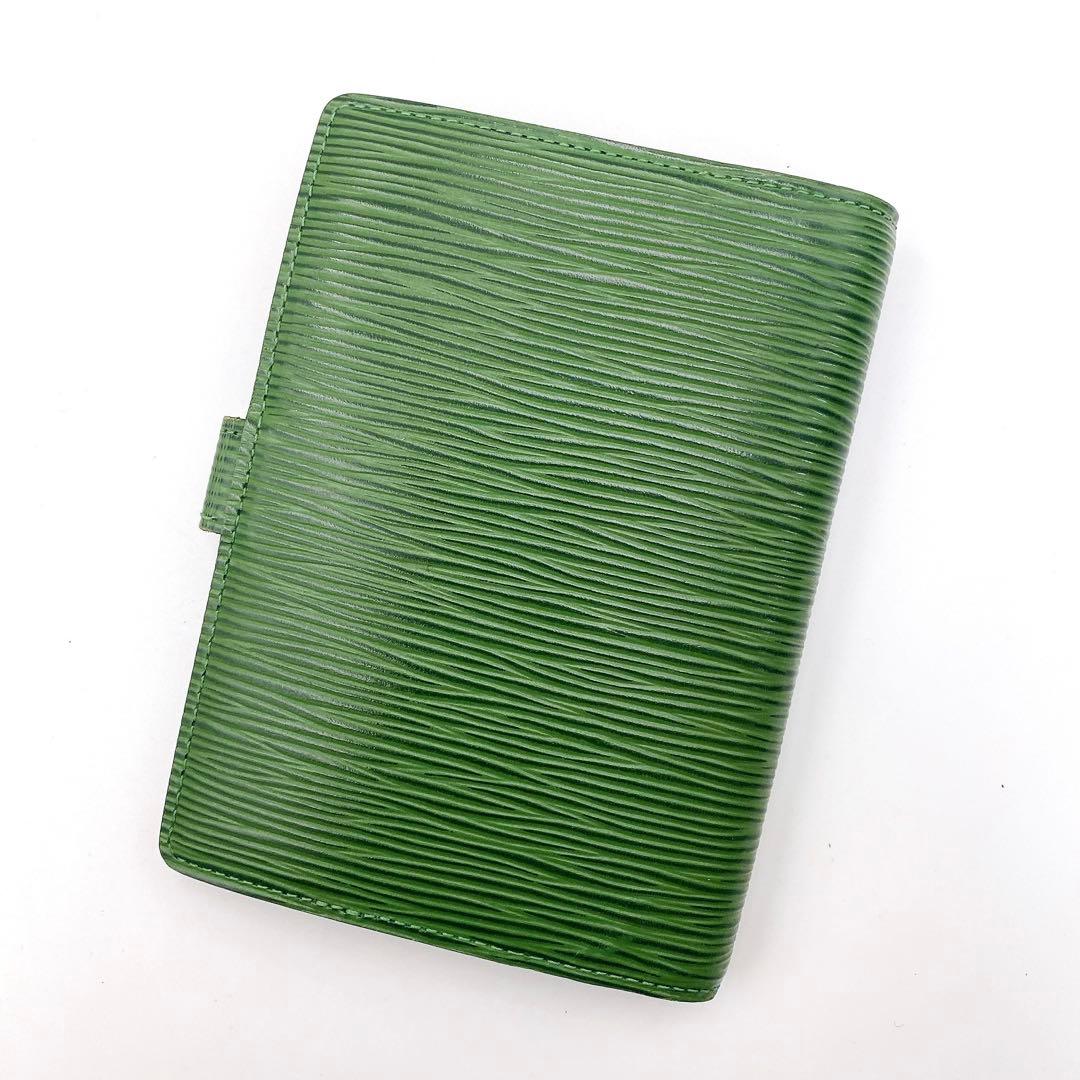 ルイヴィトン エピ アジェンダ PM 手帳カバー 手帳ケース 6穴 グリーン