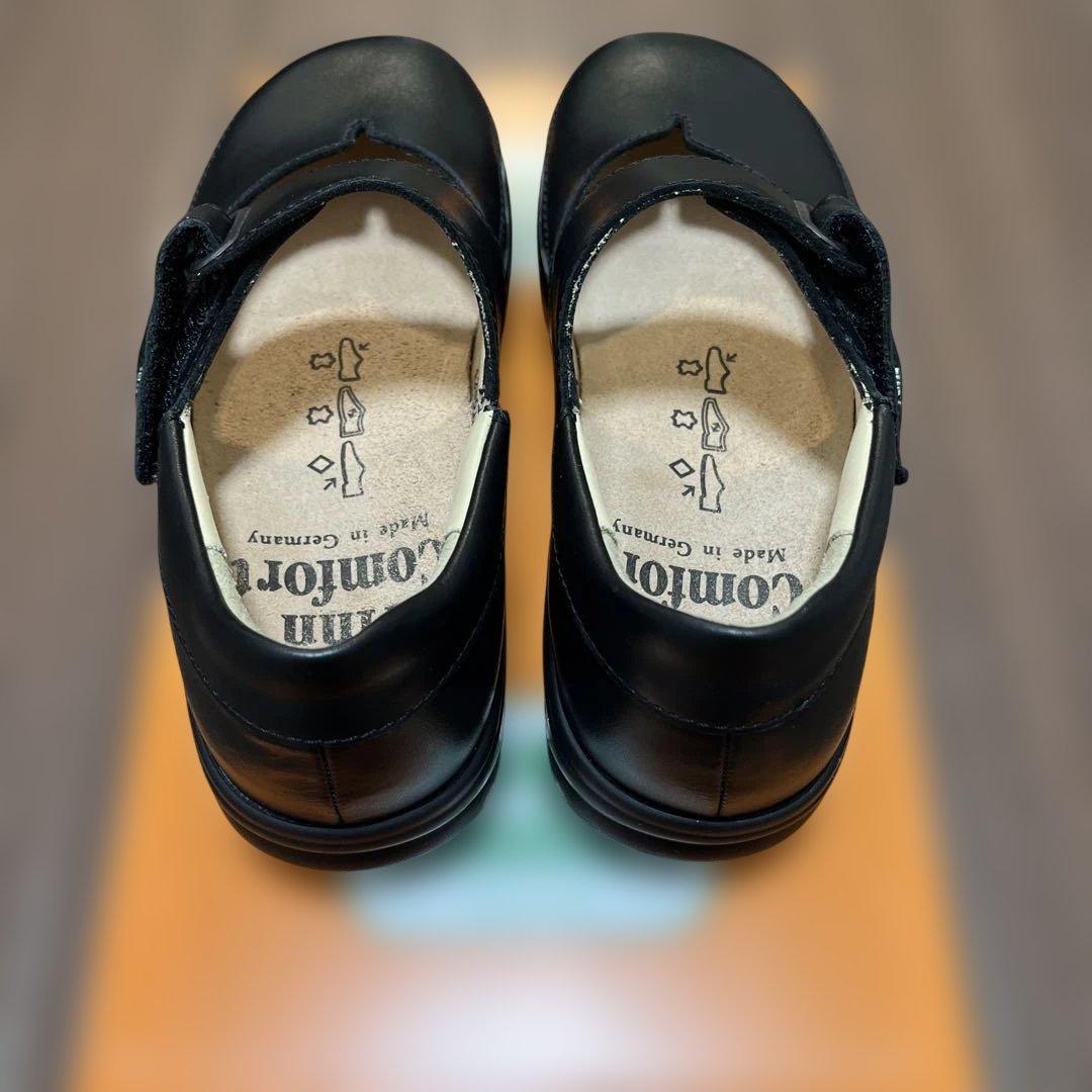 新品フィンコンフォート　ベルトタイプ2973 黒　サイズUK3 22.5cm