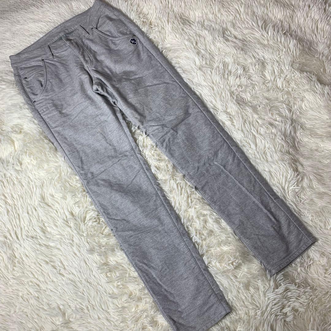 【裏起毛】パーリーゲイツ パンツ サイズ1 グレー ストレッチ 伸縮 PG