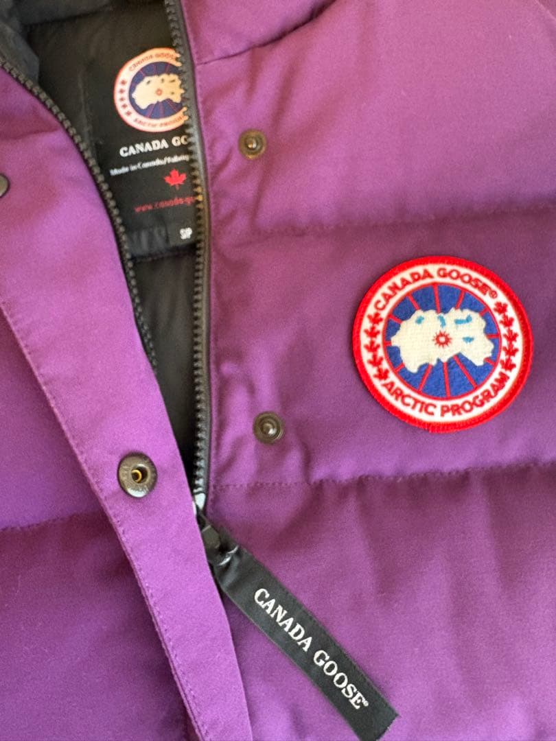   ダウンベスト パープル