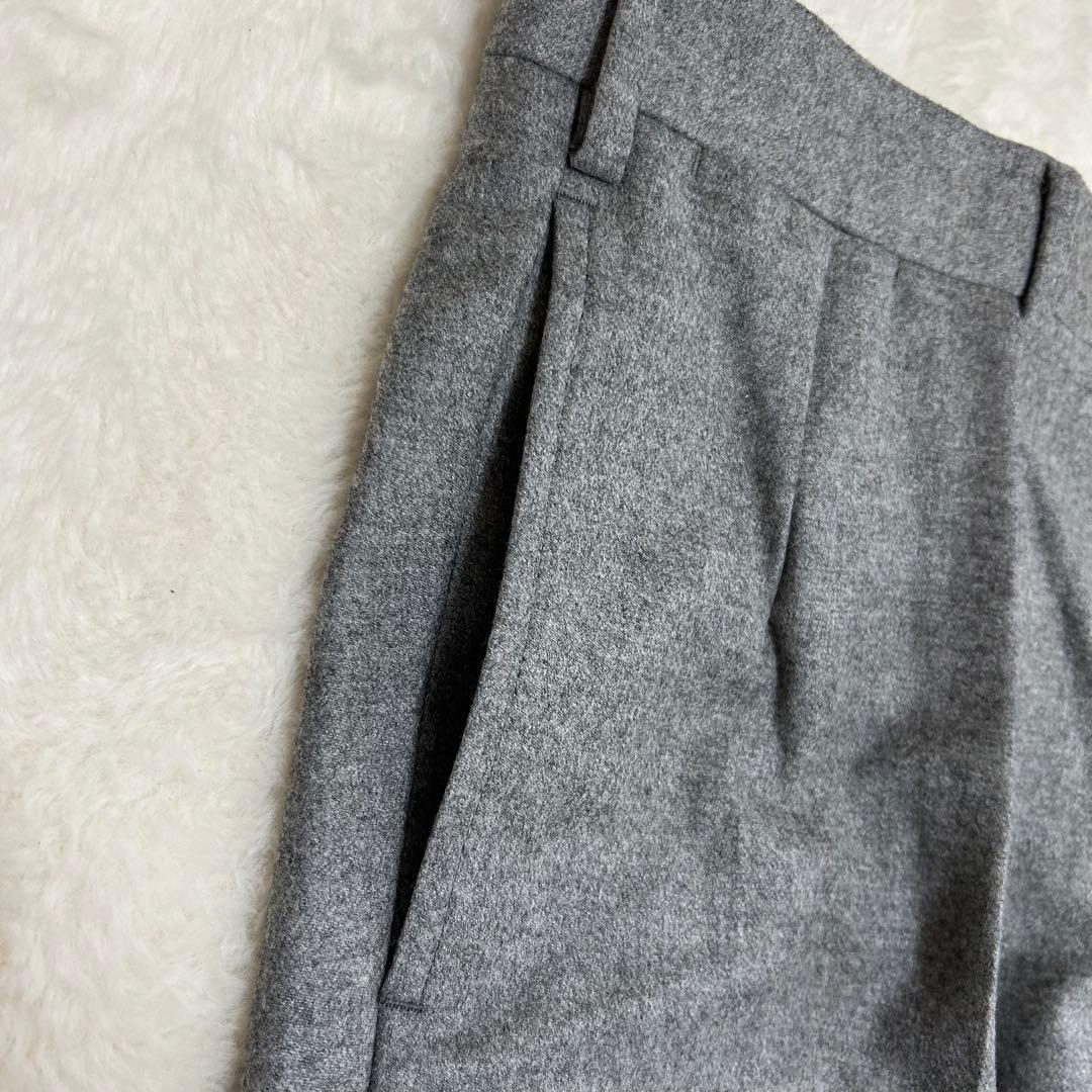 新品タグ付き◆ポロラルフローレン /2タックスラックス 裾未処理 ウール100%