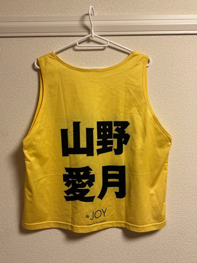 山野愛月 公式初期ビブス