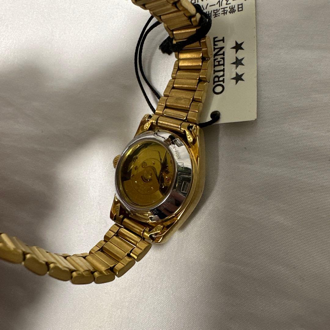 廃盤　希少　オリエント スリースター腕時計 自動巻き ブラックゴールド