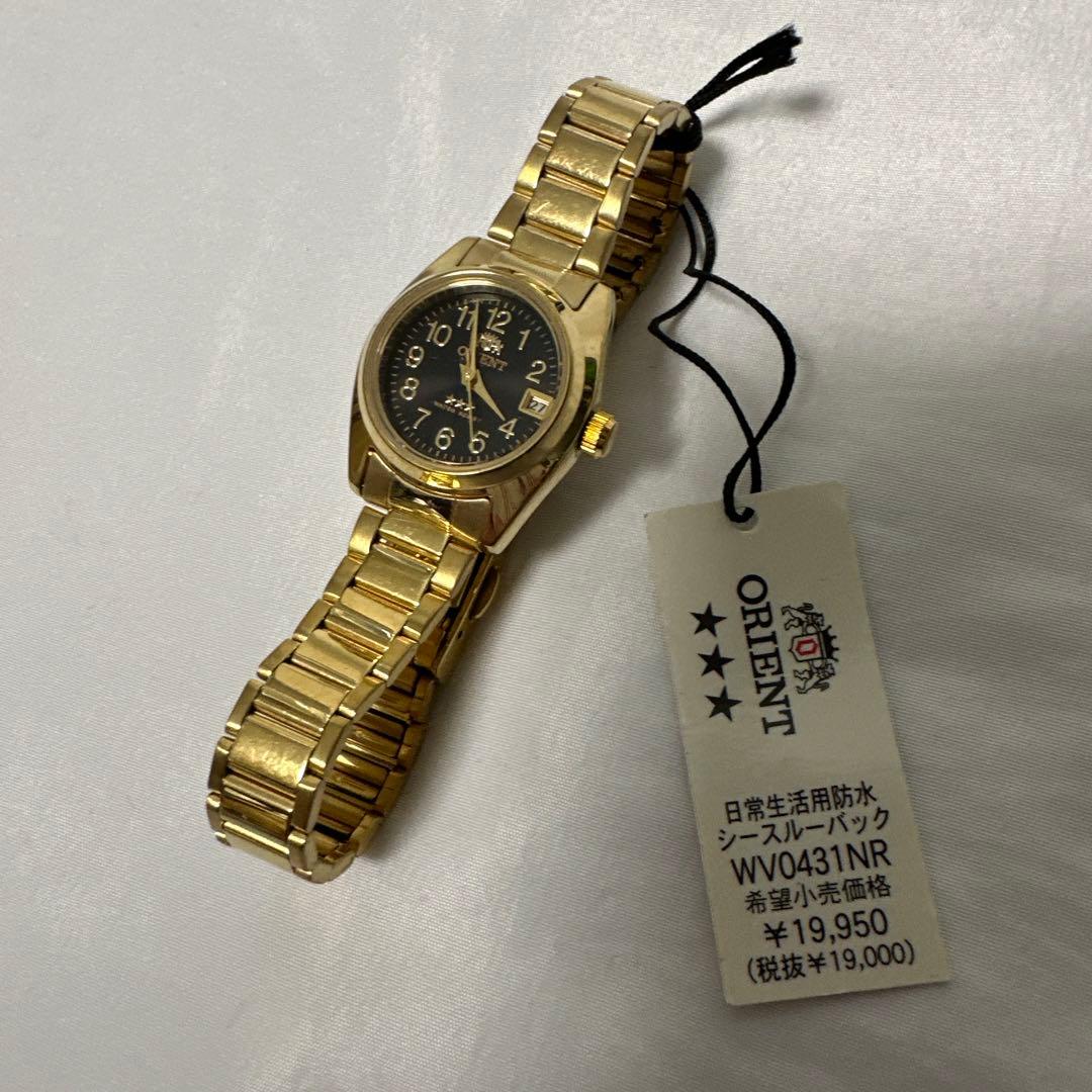 廃盤　希少　オリエント スリースター腕時計 自動巻き ブラックゴールド