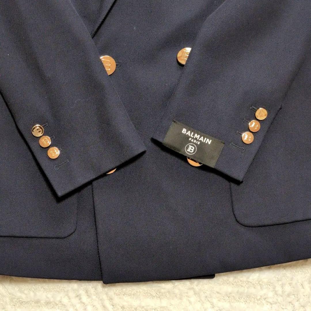 良品✨BALMAIN バルマン ダブルブレストジャケット 金ボタン 表記48