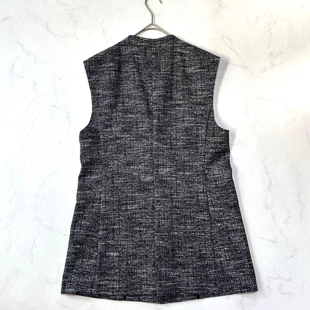 未使用級 ソージュ SOEJU ツィーディージャカードジレ ベストM ロング