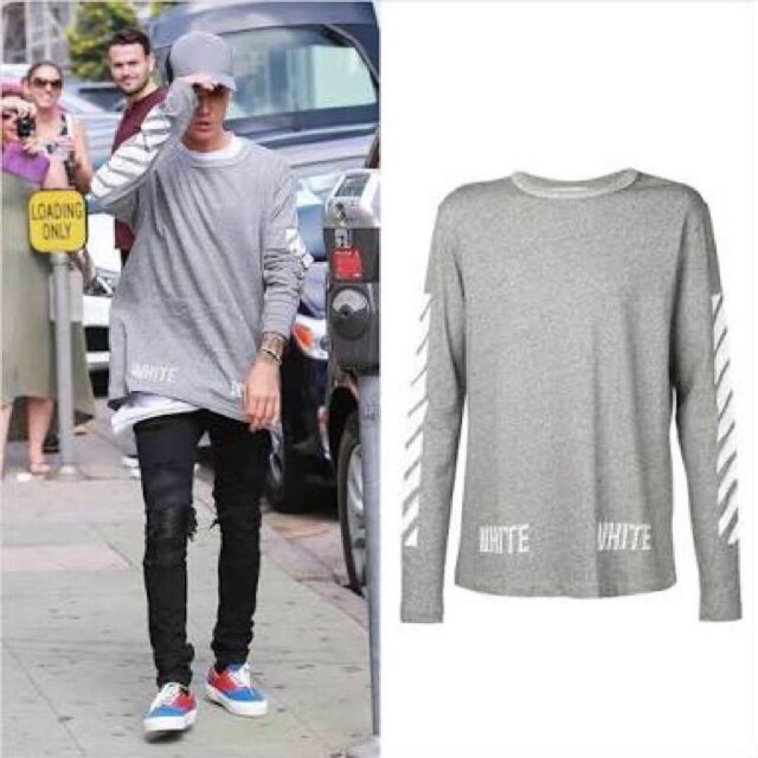 【Justin Bieber着用】 OFF-WHITE 15AW 3DロゴロンT