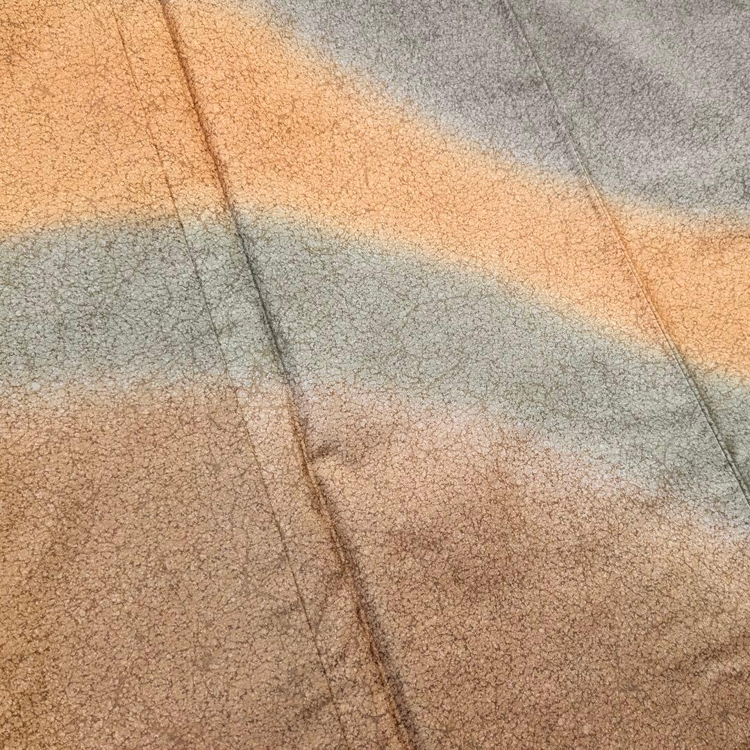 ⭐︎K0970 未使用品 逸品 お洒落 染め大島 ぼかし 正絹 訪問着