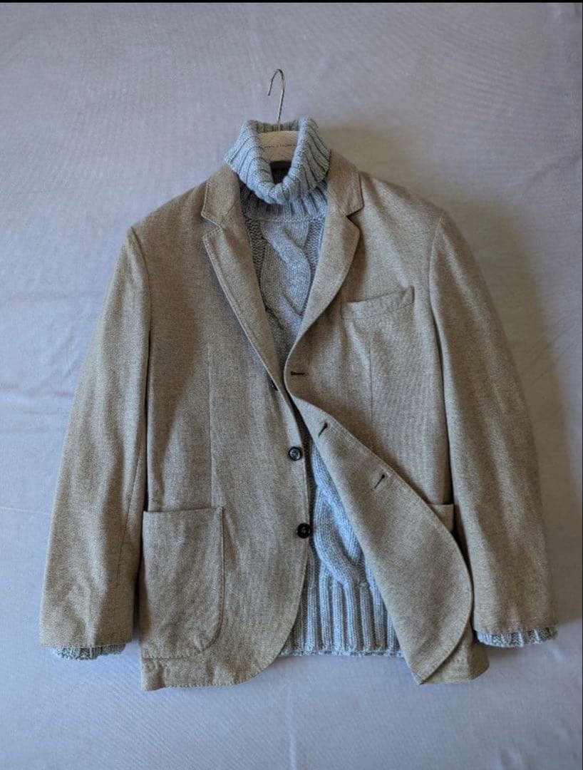 こーちゃん　ブルネロクチネリ　ジャケット　セッテフィーリカシミア　ニット