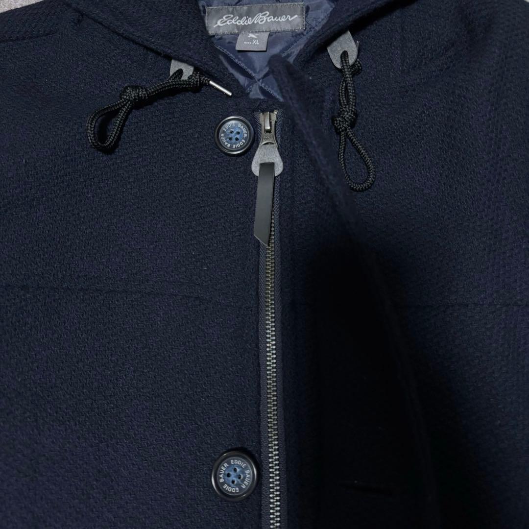 【Gabby】Eddie Bauer ロングコート　ネイビー　THEMOL