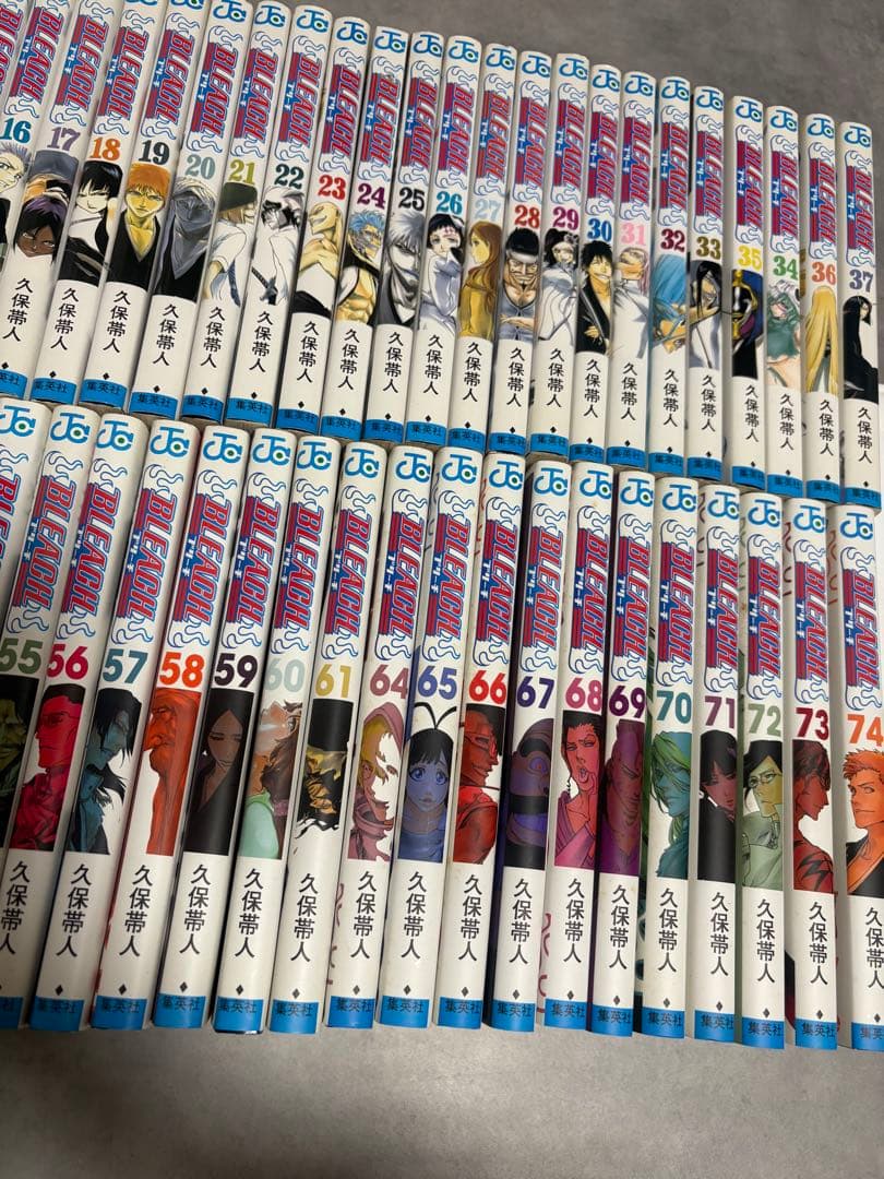 BLEACH 全74巻セット 久保帯人 1〜61巻 64巻〜74巻