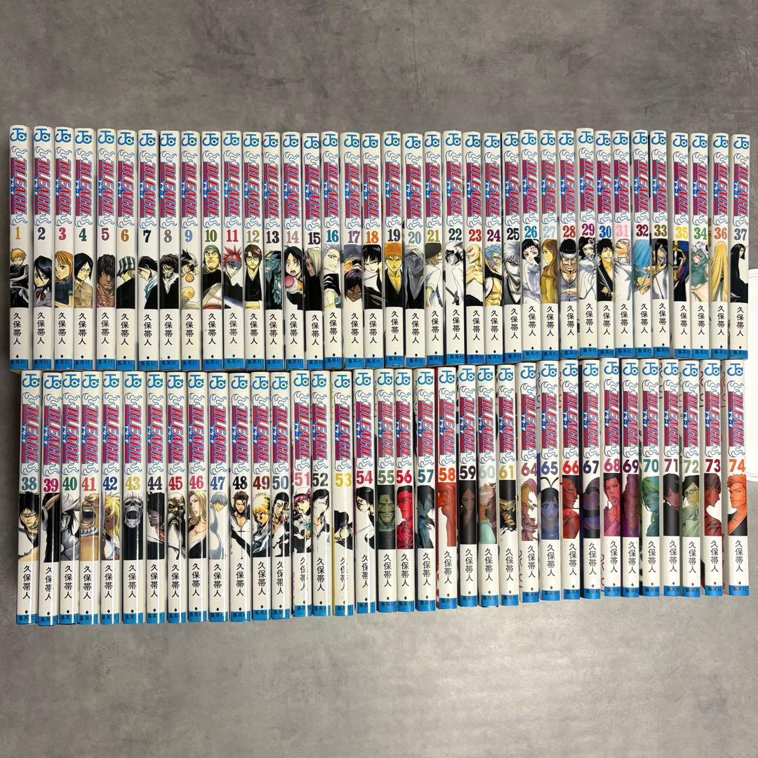 BLEACH 全74巻セット 久保帯人 1〜61巻 64巻〜74巻
