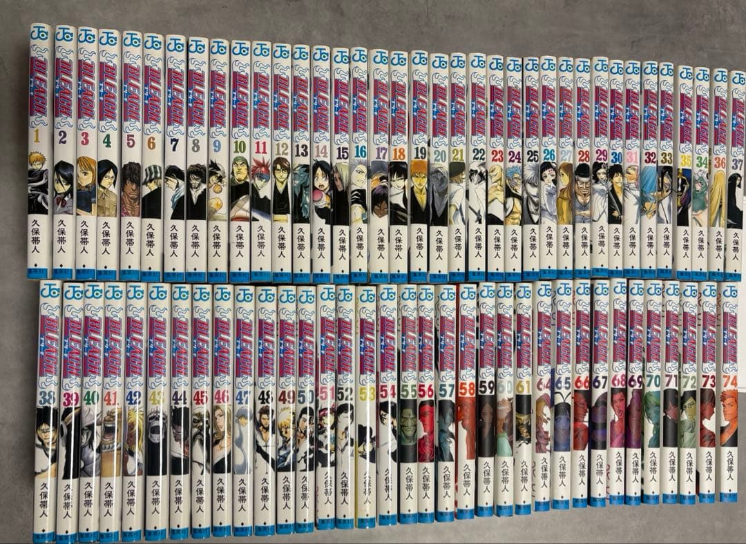 BLEACH 全74巻セット 久保帯人 1〜61巻 64巻〜74巻