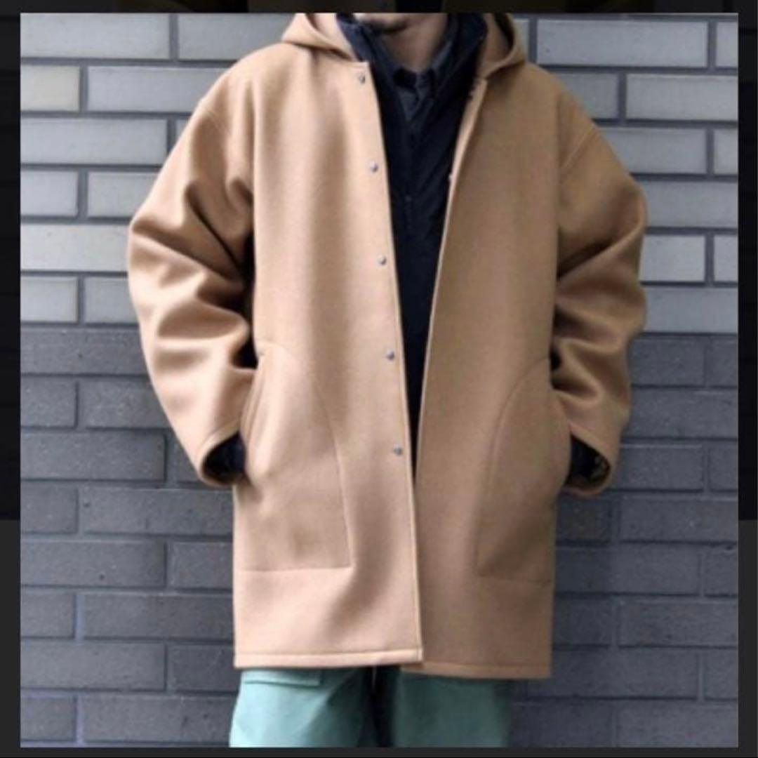 ジャケット・アウター AURALEE Heavy Melton Hooded Coat