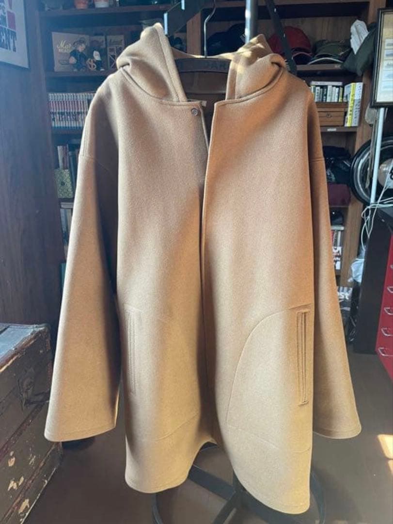 ジャケット・アウター AURALEE Heavy Melton Hooded Coat