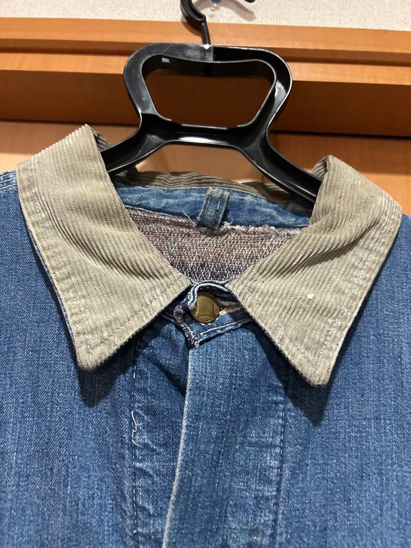 60sシアーズ searsデニムカバーオールライナー付 ヴィンテージ雰囲気系