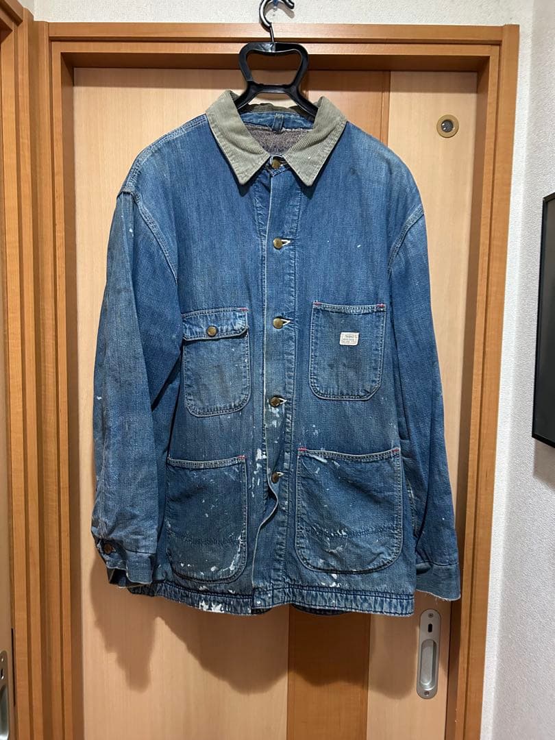 60sシアーズ searsデニムカバーオールライナー付 ヴィンテージ雰囲気系