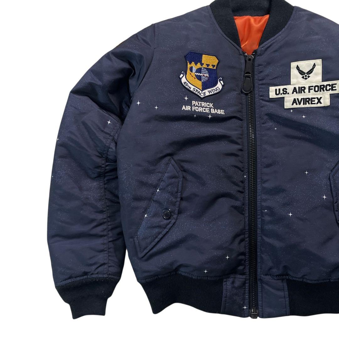【たいき】AVIREX エアフォース スペースコマンド フライトジャケット
