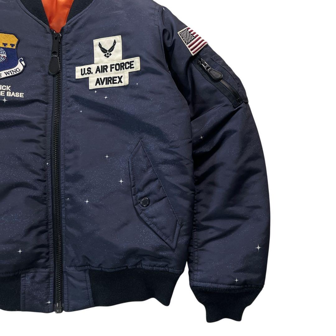 【たいき】AVIREX エアフォース スペースコマンド フライトジャケット