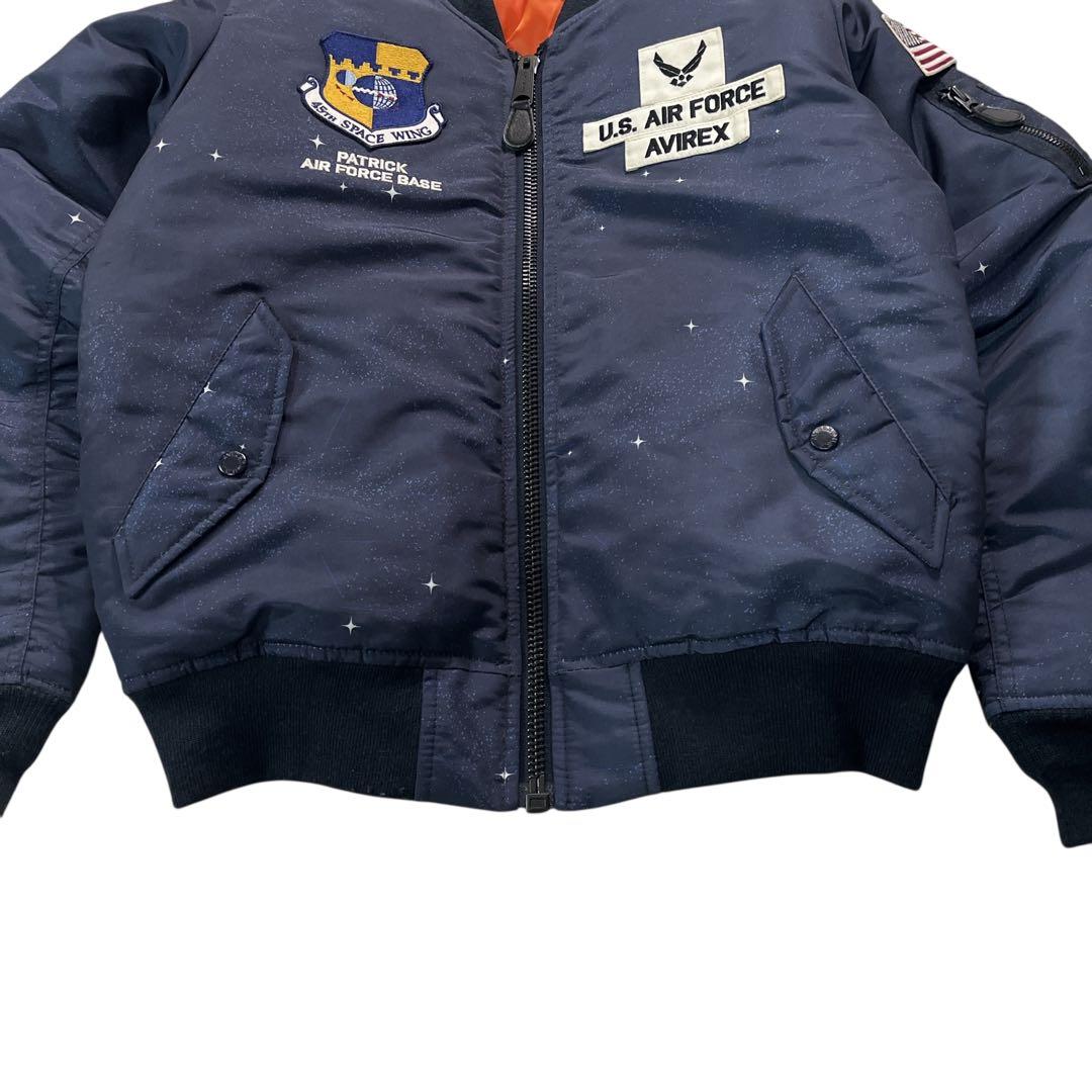 【たいき】AVIREX エアフォース スペースコマンド フライトジャケット