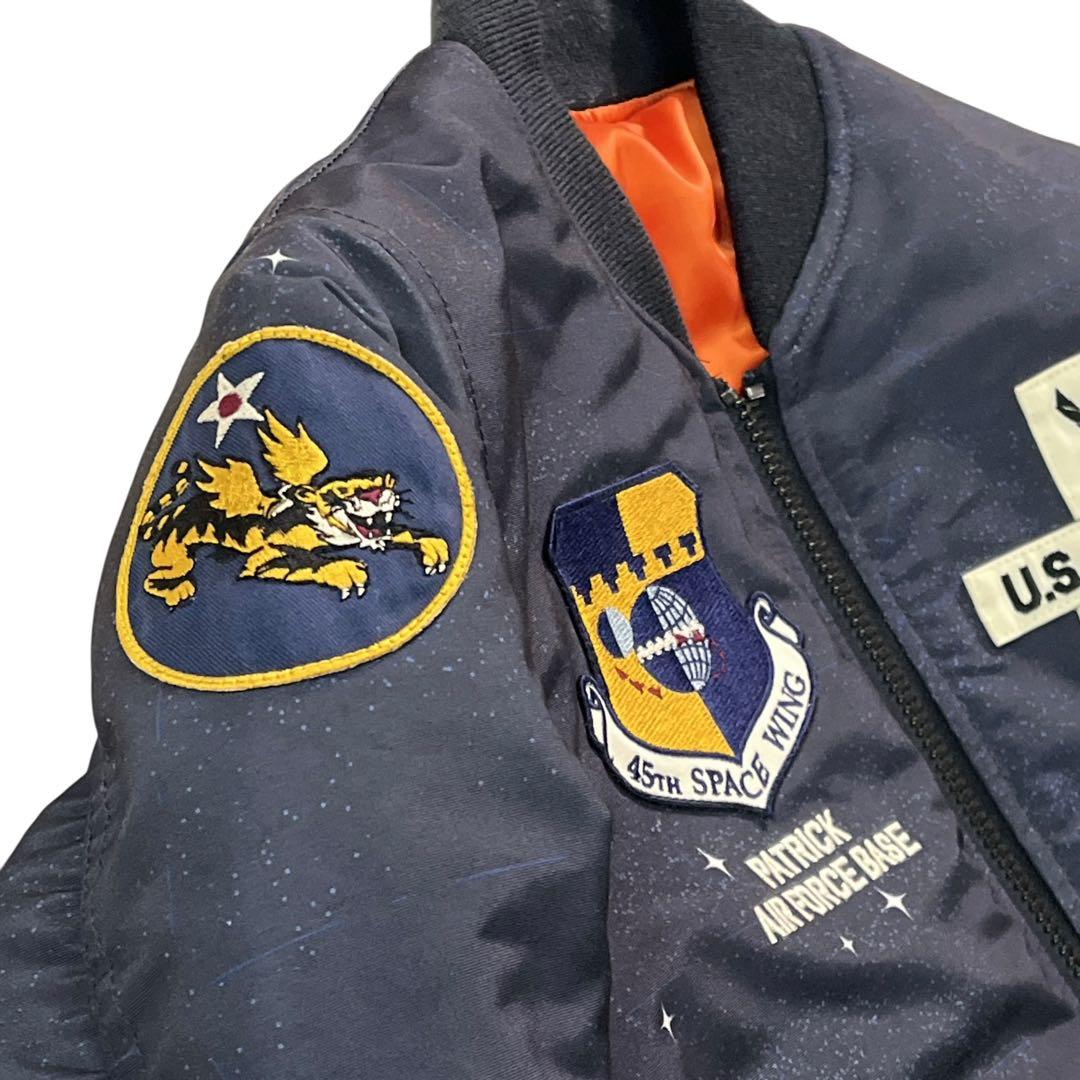 【たいき】AVIREX エアフォース スペースコマンド フライトジャケット