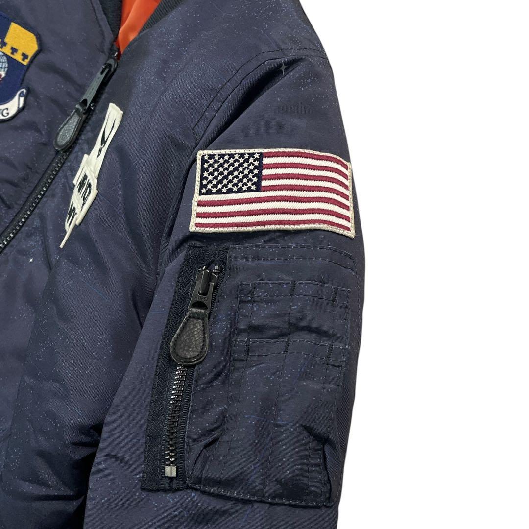 【たいき】AVIREX エアフォース スペースコマンド フライトジャケット