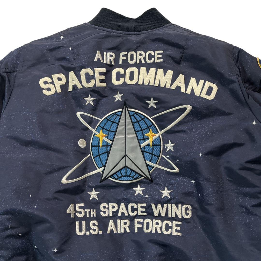【たいき】AVIREX エアフォース スペースコマンド フライトジャケット