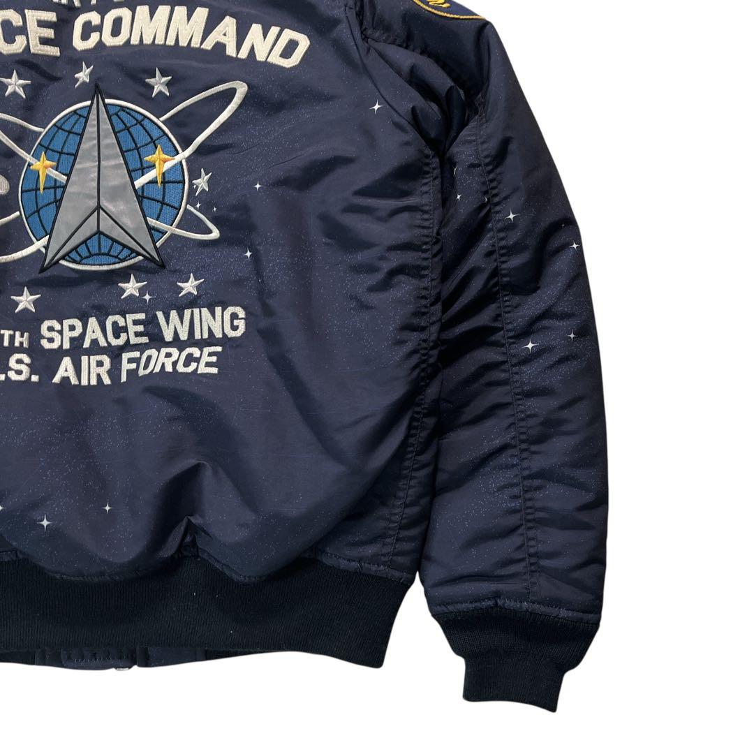 【たいき】AVIREX エアフォース スペースコマンド フライトジャケット