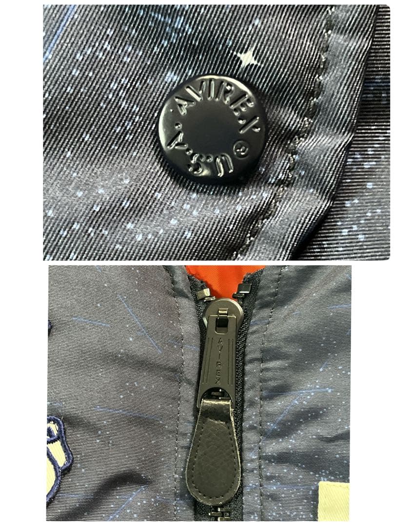 【たいき】AVIREX エアフォース スペースコマンド フライトジャケット